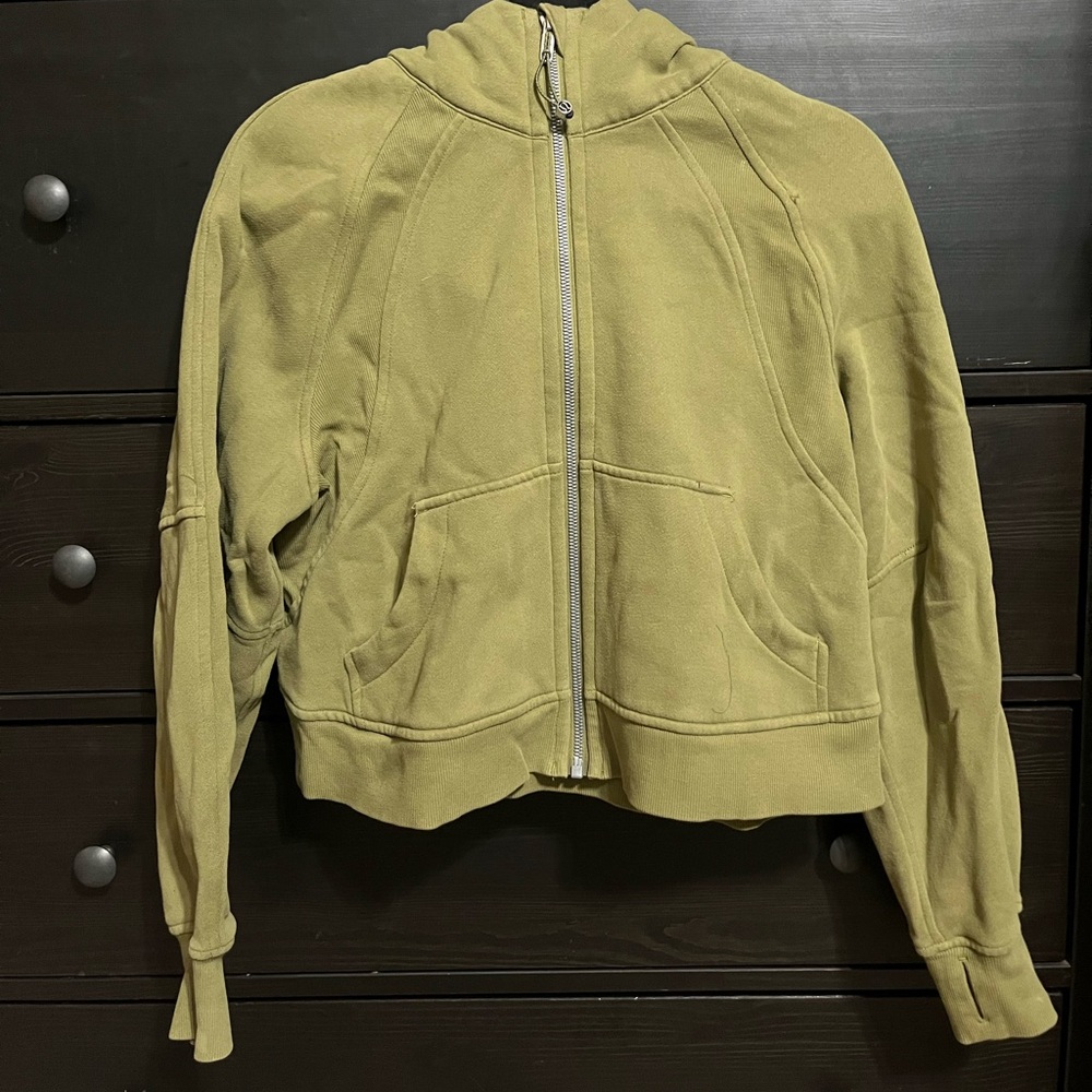 Lululemon full zipped hooded scuba